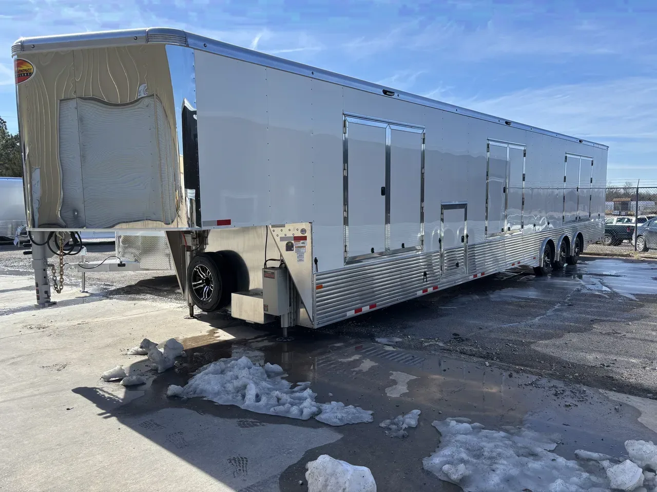 CA6747 - 2026 Sundowner 8.5' x 52' O.A. Aluminum Gooseneck 9' Tall Car Hauler Trailer