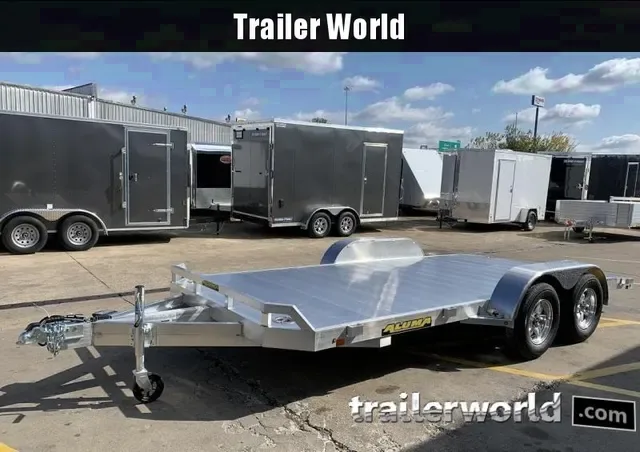 2025 Aluma 8216B Aluminum Open Car Trailer 82x16