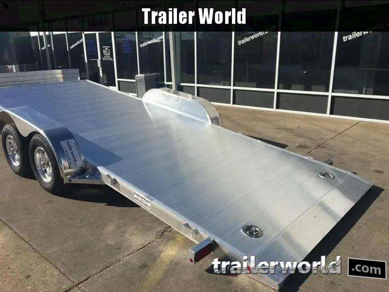 2025 Aluma 8218 Tilt Bed Aluminum Open Car Hauler Trailer - Your Offer Awaits