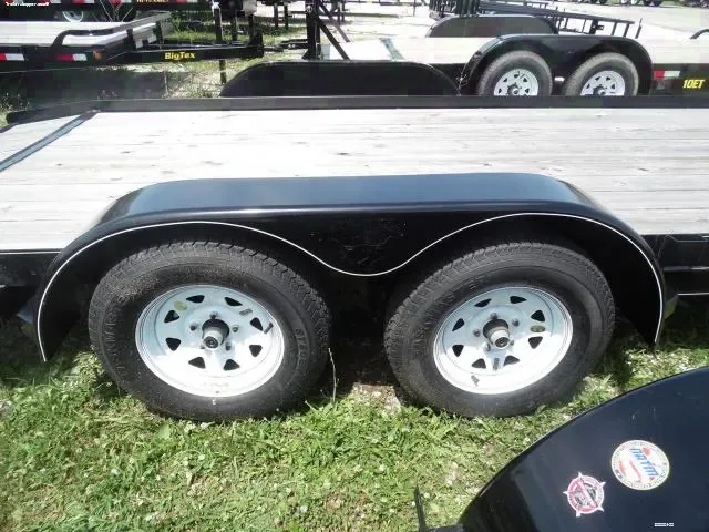 18FT Wood Deck Car Hauler w/Dovetail