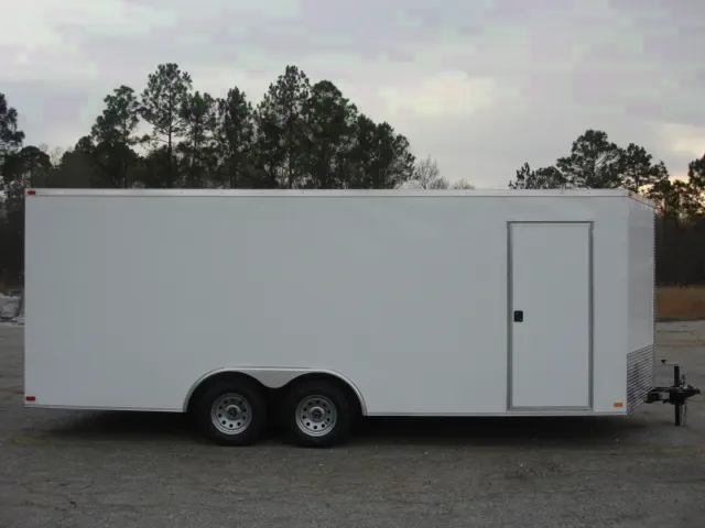 20FT CAR HAULER W/2-3500LB AXLES AND BRAKES