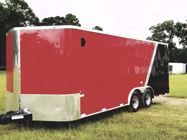 RED AND BLACK 24FT RACE TRAILER