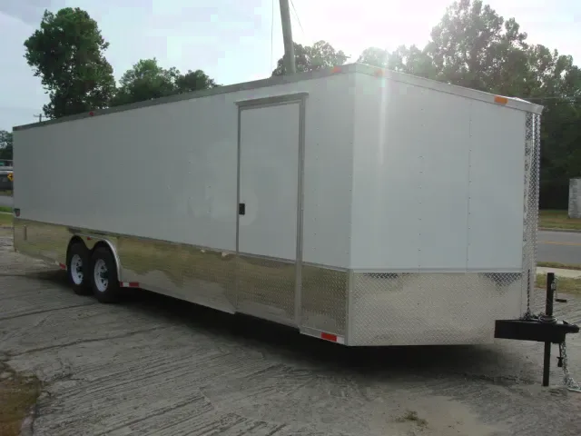 28FT CAR HAULER W/ESCAPE DOOR