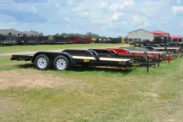 16FT OPEN CAR HAULER WITH RAMPS