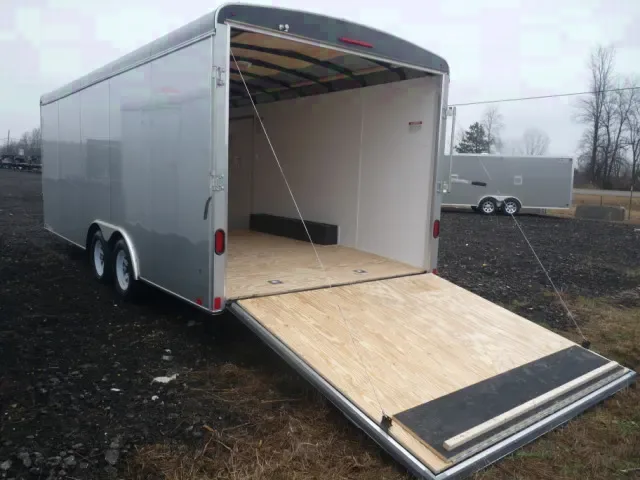 20ft Silver Enclosed Cargo Trailer