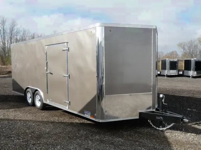 22ft  Car Hauler Trailer Pewter  with Ramp