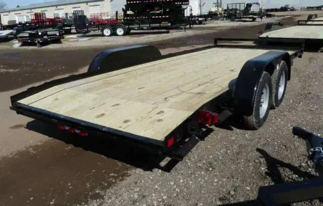 18ft Open  Car Trailer  with Upgraded Axles
