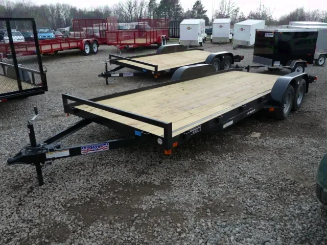 18ft Open  Car Trailer  w/3500lb Axles