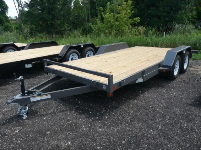 16ft Open Car Trailer-Axle(s) 	(2) 3500# Electric Brake Axles