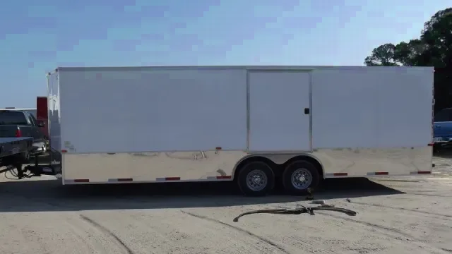 24ft Auto Trailer w/ Escape Door