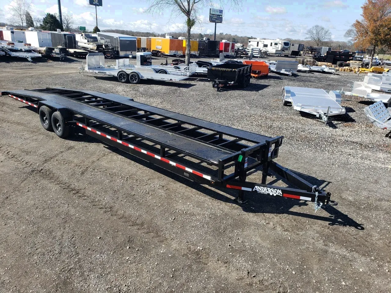 Car Hauler Trailer 2024 X39 Anderson trailers 35 ft 2 carhauler auto transport trailers Car Hauler Trailer-dte8235-ch735-102018