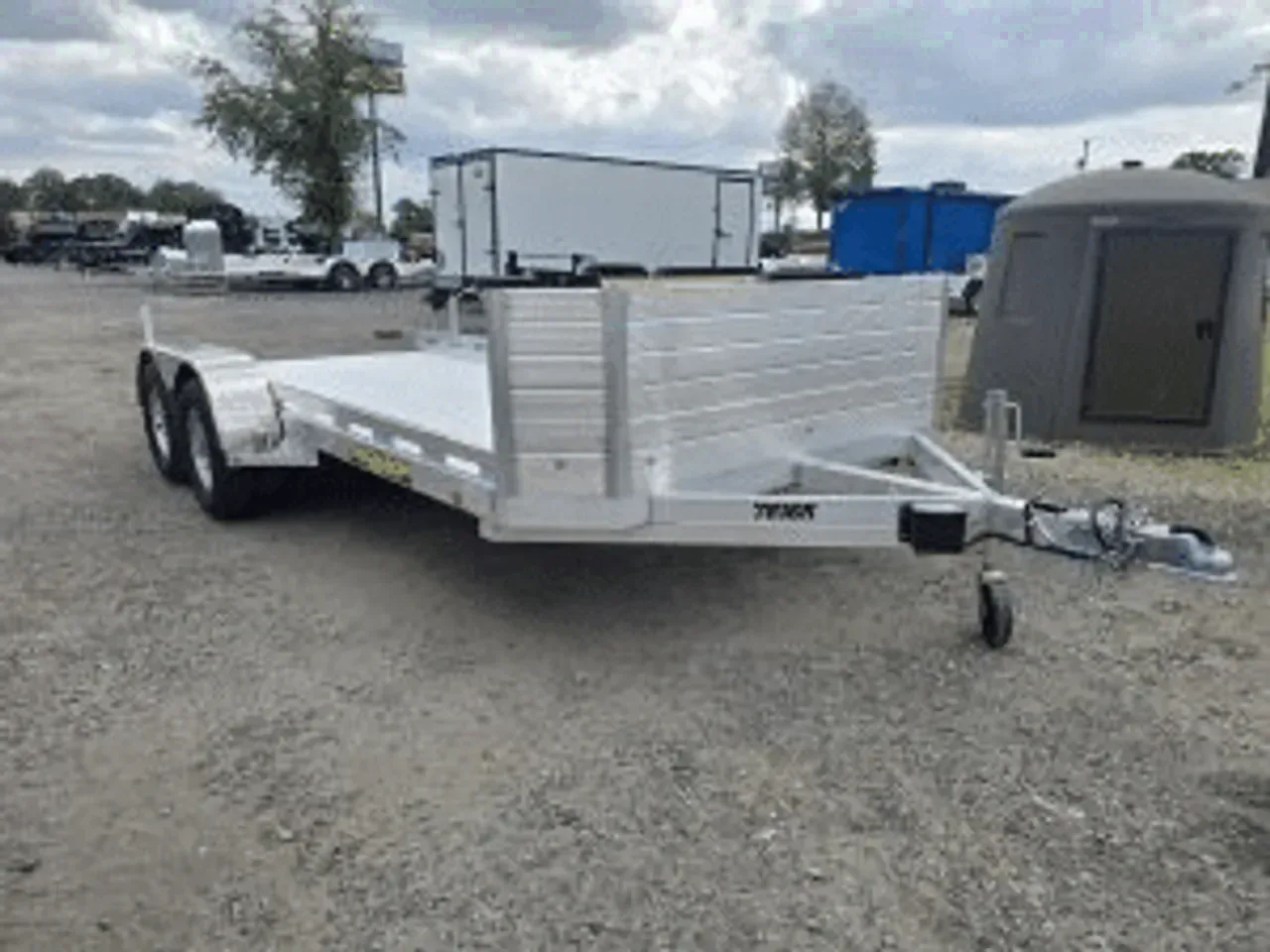 Aluminum 2026 6.50X16 Aluma 7816 TA Aluminum Carhauler Trailer -alum7816R-04002 6.50 ft. x16 ft.