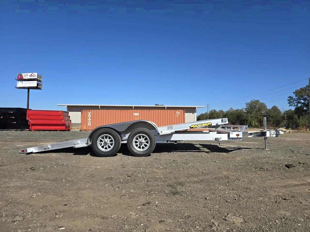 Aluminum 2026 6.83X16 Aluma 8216 Tilt Aluminum Carhauler -alum8216Tilt-312172 6.83 ft. x16 ft.