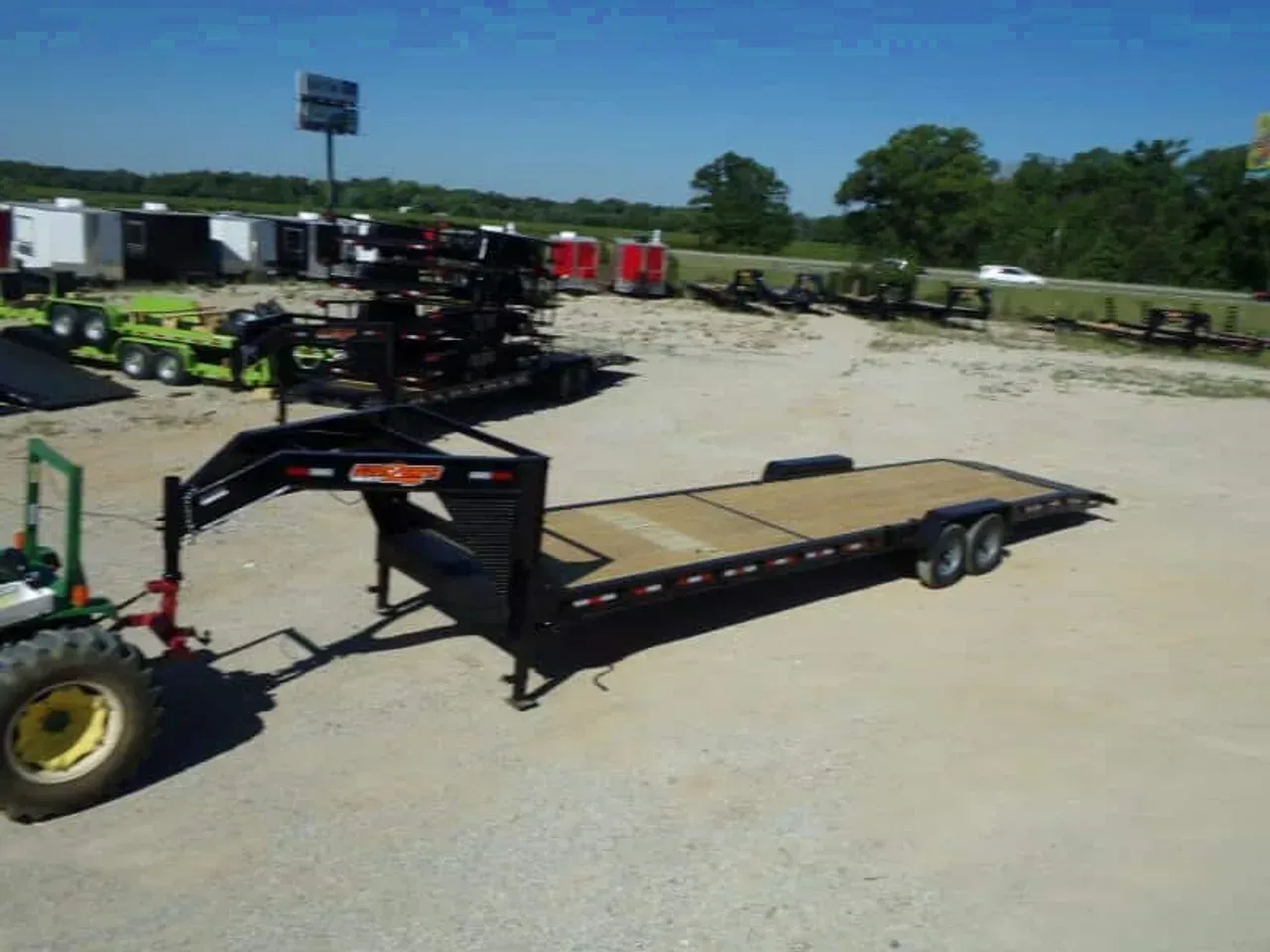 Car Hauler Trailer 2024 6.75X34 Down 2 Earth Trailers 34ft 2 Car Hauler gooseneck trailer 7×34 Car Hauler Trailer-DTEGN8234GNWCH7B-113269 6.75 ft. x34 ft.
