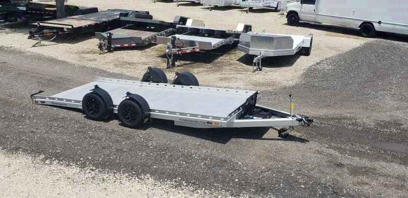 2023 Futura Trailers super sport aluminum lowering car trailer Car / Racing Trailer