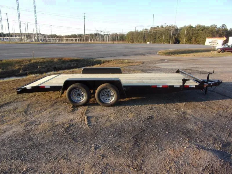 2025 Down 2 Earth 7x18 Wood Deck Car Hauler - Byron, GA