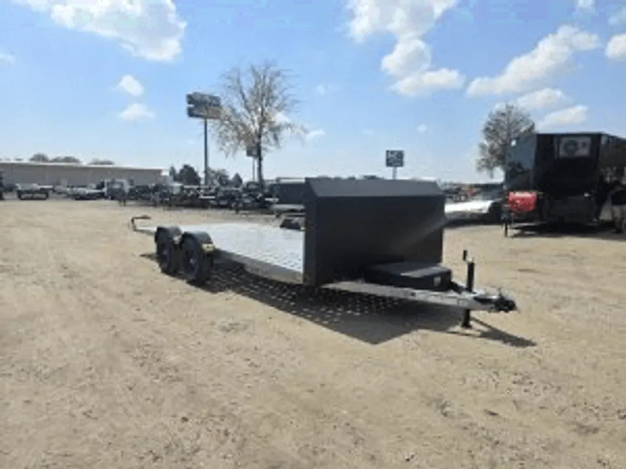 Car Hauler Trailer 2026 7X18 SHIFTR 18′ 8K Steel Hydraulic Lowering Car Hauler Trailer -dte8218-Shiftr-004722 7 ft. x18 ft.