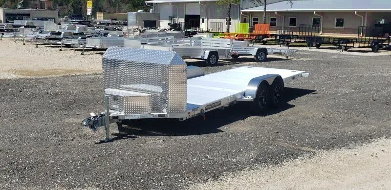 2024 Aluma 8220 H TILT power tilt carhauler trailer