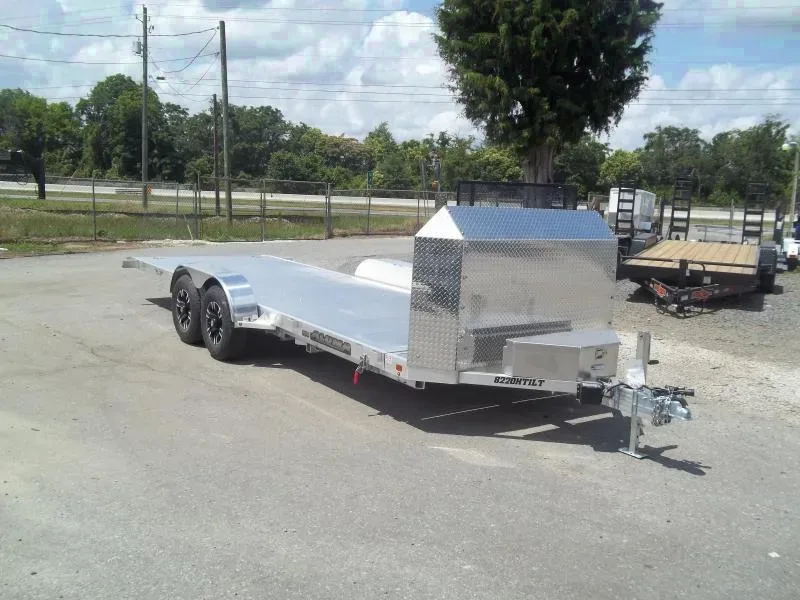 2025 Aluma 8220H Tilt Car Hauler (7' x 20') - Submit Your Offer