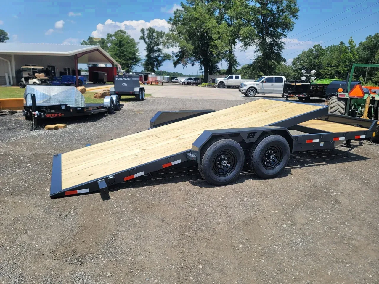 Car Hauler Trailer 2025 7X20 Hillcrest Trailers 7×20′ Tandem Axle14K Partial Gravity Tilt Trailer -dte8220-tb20-14166spt-002034 7 ft. x20 ft.