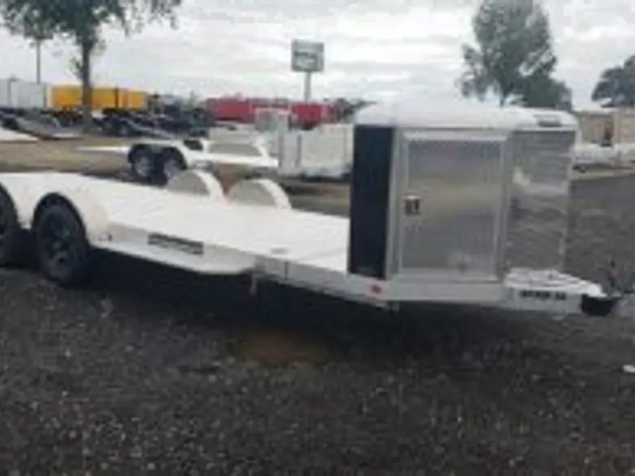 Aluminum 2027 7X20 Aluma 7X20 executive series car hauler trailer aluminum -ALUM8220HXL-TILT-318391 7 ft. x20 ft.