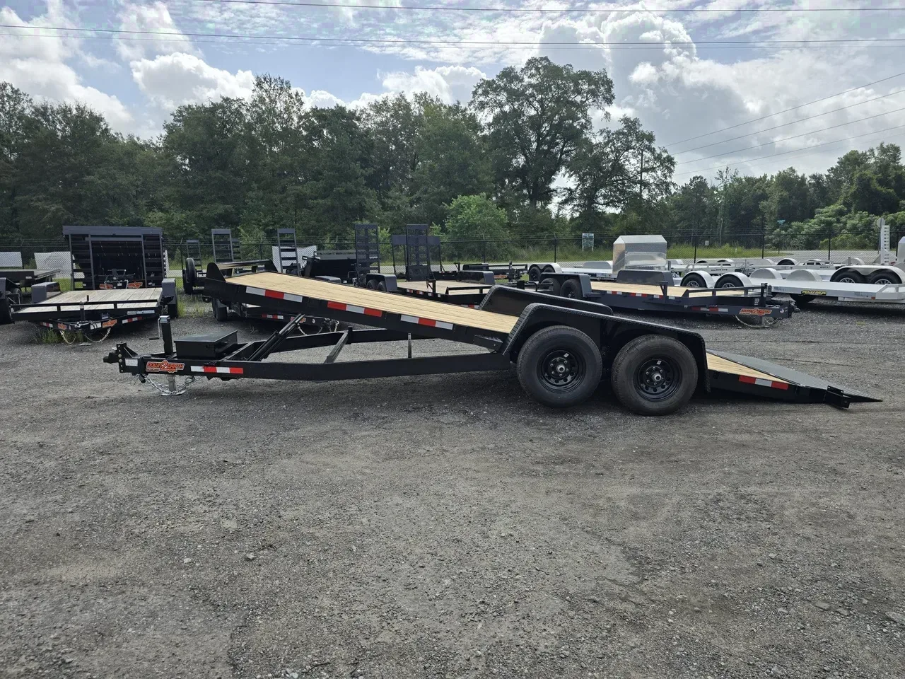 Car Hauler Trailer 2026 7X20 Down 2 Earth Trailers 20′ 10k Power Tilt Car hauler Trailer