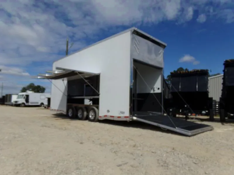 2023 ATC stacker carhauler trailer 8.5 x 26 all aluminum  Stacker