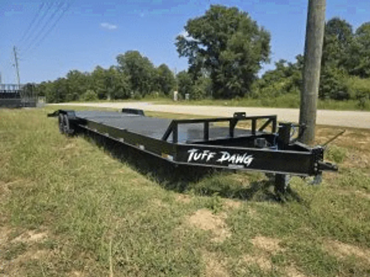 Car Hauler Trailer 2025 7X36 Tuff Dawg Trailers 7×36 14K Steel Deck 2 Car Hauler -dte8436-000321 7 ft. x36 ft.