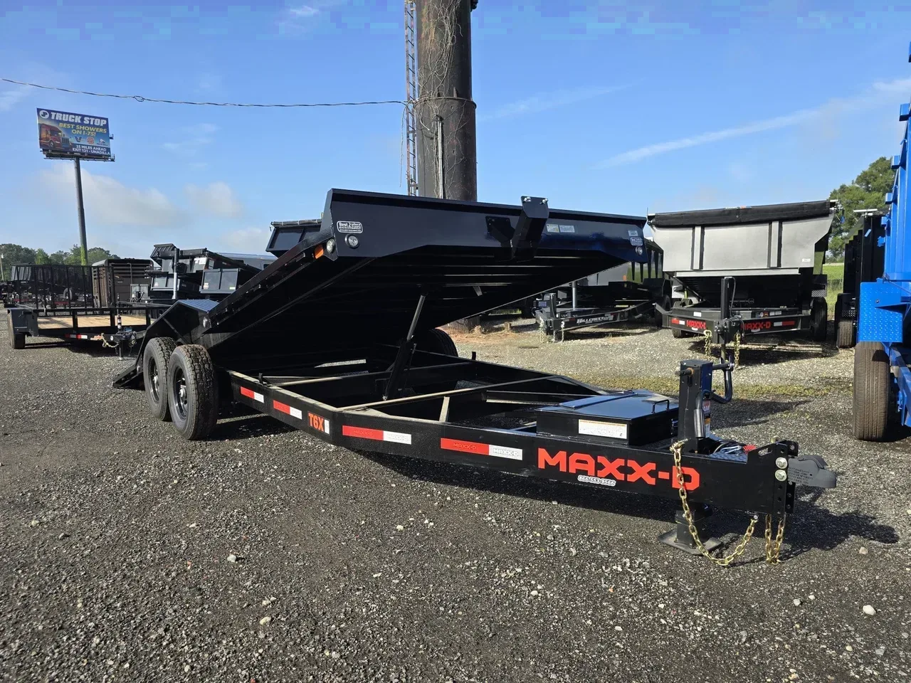 Car Hauler Trailer 2027 8.5X20 MAXXD Trailers 8.5X20 T6X 14K Power Tilt Steel Deck Over Car Hauler Trailer -DTE10220-T6X-143592 8.5 ft. x20 ft.