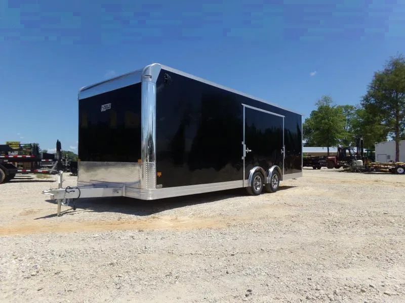 2025 Mission 8.5x24 All-Aluminum Enclosed Car Hauler with Elite Escape Door