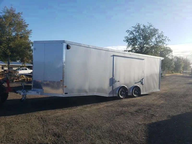 2025 Mission Aluminum 8.5x24 Enclosed Car Hauler with Elite Escape Door