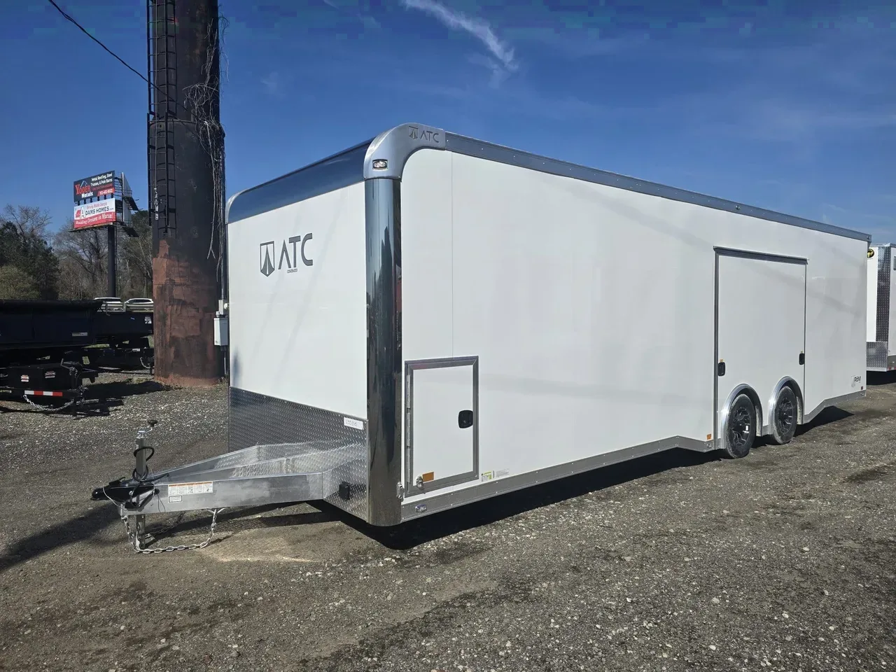Aluminum 2026 8.5X28 ATC Trailers 8.5×28 10K ROM450 All Aluminum Car Hauler Trailer -ecmi8528-ROM450-235815 8.5 ft. x28 ft.