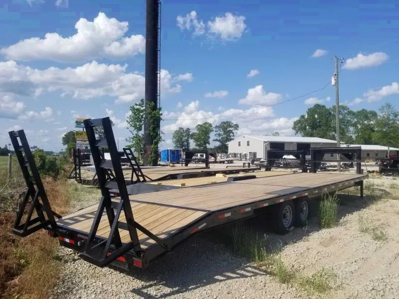Down 2 Earth Trailers 102" 34' 2 Car Hauler Gooseneck