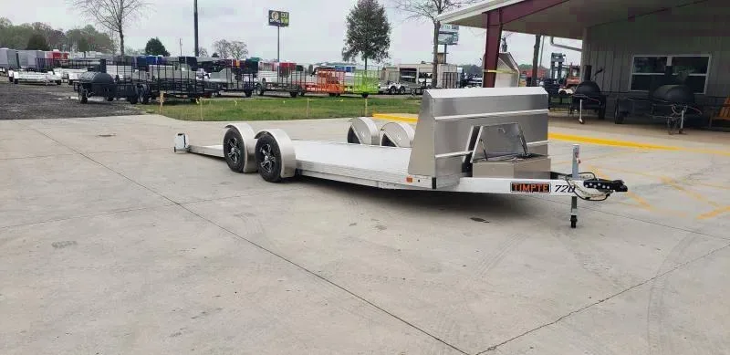 Timpte 7 X 20 drop deck low profile carhauler trailer ground load Car Hauler