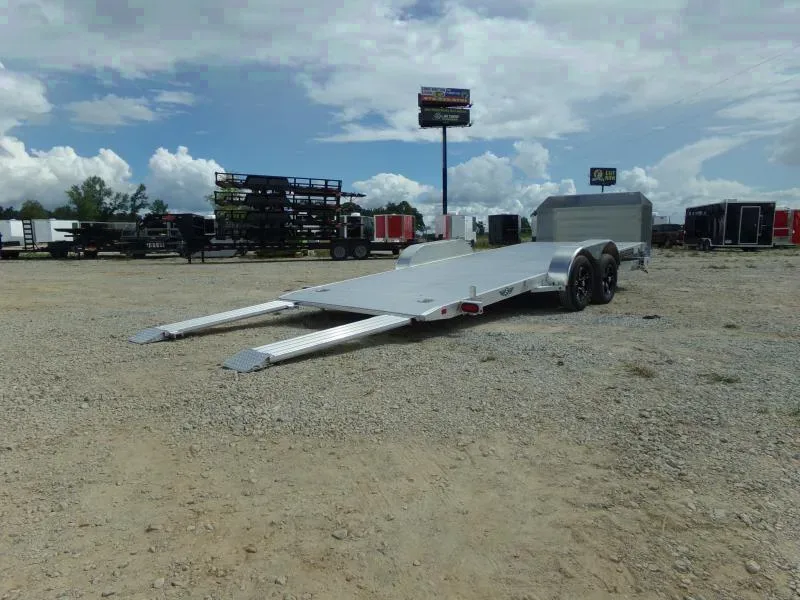 2025 Aluma 82 x 18 Low Pro Tilt Car Hauler with Toolbox - Byron, GA