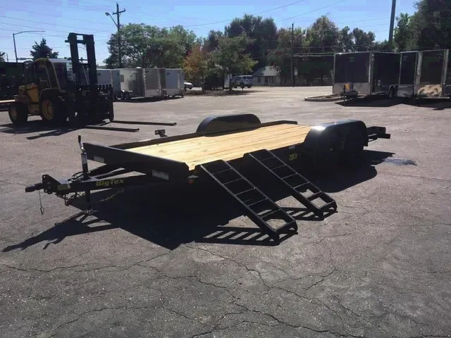18 ft Dovetail Open Flatbed Car Hauler