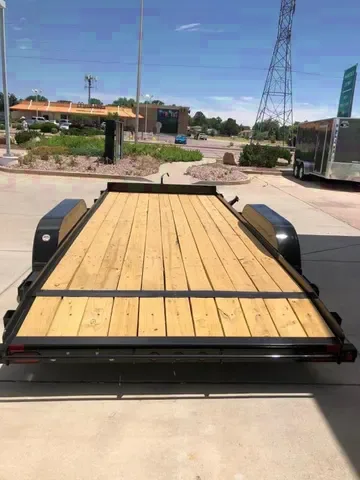 18ft Open Wood Deck Car / Racing Trailer