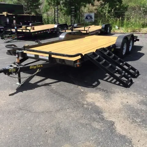 20ft open bumper pull car hauler