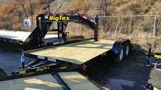 16ft Open Car Hauler w/Wooden Deck