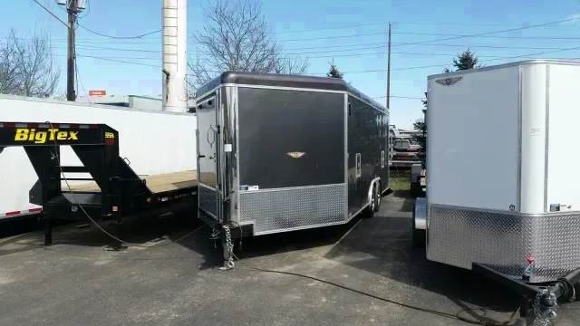 20ft + 5 Foot V-Nose Ramp and Rear Ramp Combo Trailer