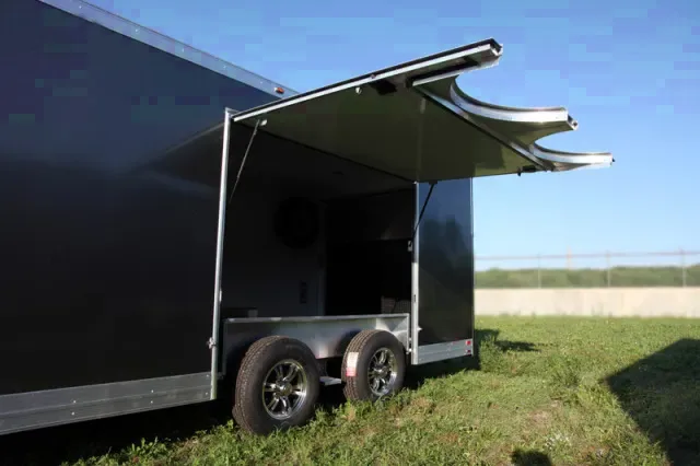 20ft Charcoal Grey Car Hauler
