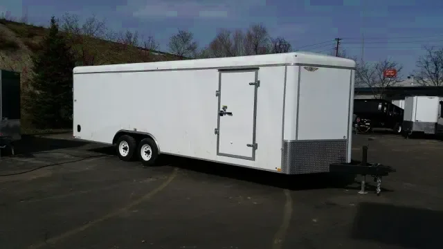 Enclosed 24ft Auto Hauler w/Electric Brakes