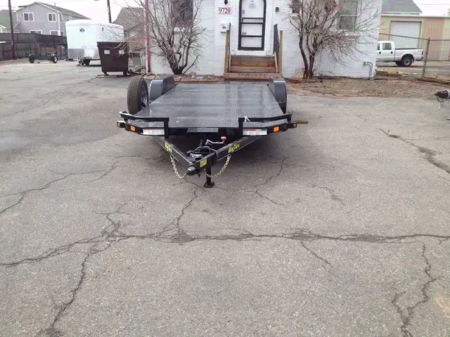 Black 20ft Car Hauler Trailer 3500lb Axles