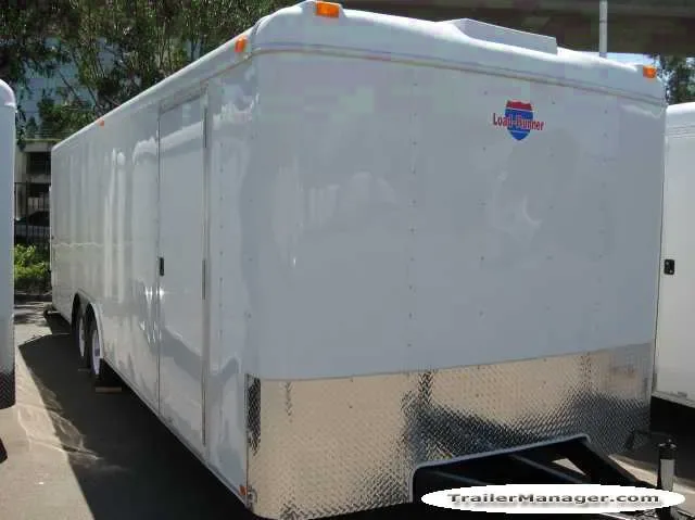 24FT CAR HAULER W/5200LB TANDEM AXLES AND BRAKES