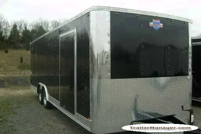 24ft 10K BLACK With Ramp-White Walls and Ceiling