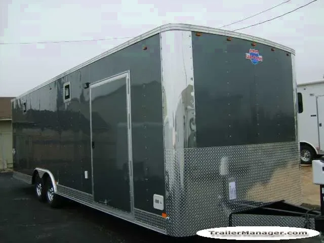 26ft CH 10K SILVER With Ramp-White Walls and Ceiling
