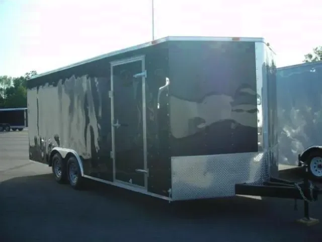 Charcoal 20ft Enclosed Car Hauler