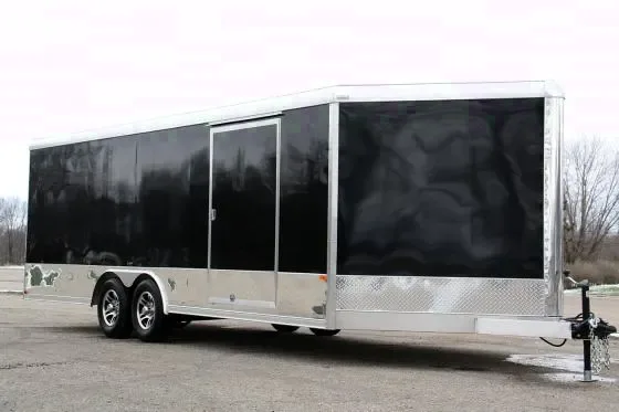BLACK 26FT ALUMNIUM CAR HAULER