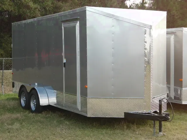 18FT ENCLOSED CAR HAULER-PEWTER