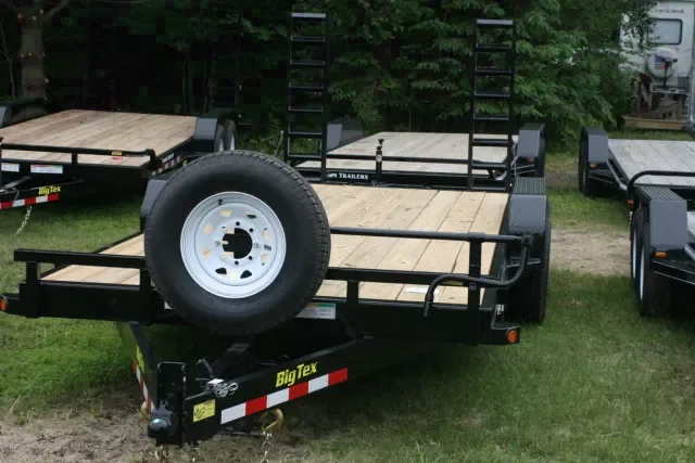 20ft Open Car Hauler with Spare Tire
